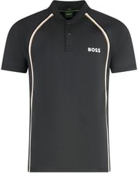 BOSS - Polo in tessuto tecnico - Lyst