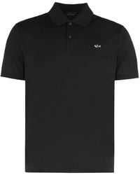 Paul & Shark - Cotton-Piqué Polo Shirt - Lyst