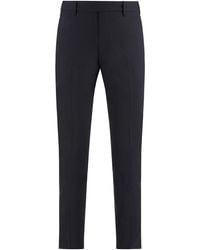 PT01 - Dieci Stretch Wool Trousers - Lyst