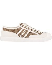 Gucci - Sneakers low-top in tessuto - Lyst