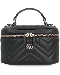 Gucci - Gg Marmont Leather Mini Handbag - Lyst
