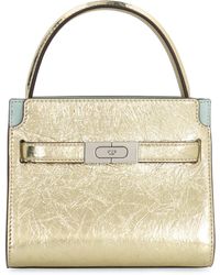 Tory Burch - Petite Double Lee Radziwill Leather Bag - Lyst
