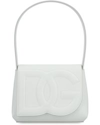 Dolce & Gabbana - Borsa a spalla DG Logo in pelle - Lyst