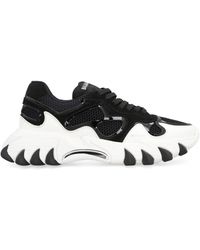 Balmain - Sneakers nere e bianche per - Lyst
