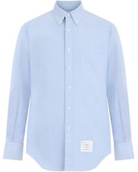 Thom Browne - Camicia in cotone a maniche lunghe - Lyst