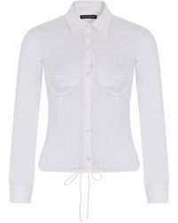 Balenciaga - Cotton Shirt With Long Sleeves - Lyst