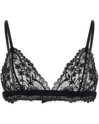 Dolce & Gabbana - Lace Triangle Bralette - Lyst