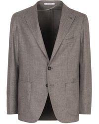 Tagliatore - Single-Breasted Two-Button Jacket - Lyst