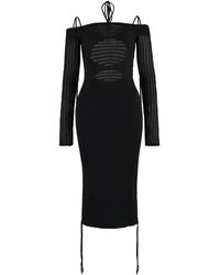 ANDREADAMO - Ribbed Knit Dress - Lyst