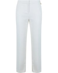 Elisabetta Franchi - High-Waisted Cropped Pants - Lyst