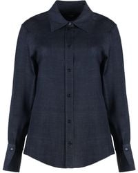 BOSS - Denim Look Shirt - Lyst