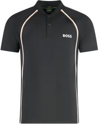 BOSS - Technical Fabric Polo Shirt - Lyst