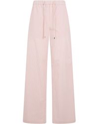 The Attico - Loose Cotton Poplin Pants - Lyst