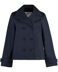 Woolrich - Double-Breasted Jacket - Lyst