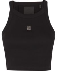 Givenchy - Crop top in cotone - Lyst
