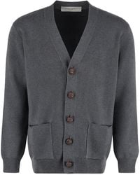 Golden Goose - Melange Cotton Cardigan - Lyst