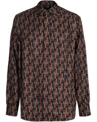 Fendi - Printed Silk Shirt - Lyst