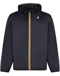 K-Way - Claude Hooded Nylon Jacket - Lyst
