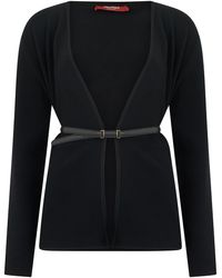 Max Mara - Cardigan With A Thin Belt - Lyst