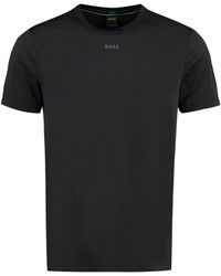 BOSS - T-shirt in tessuto tecnico - Lyst