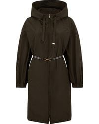 Max Mara - S Max Mara Water-Repellent Taffeta Parka - Lyst