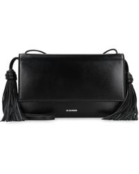 Jil Sander - Tassel Leather Crossbody Bag - Lyst