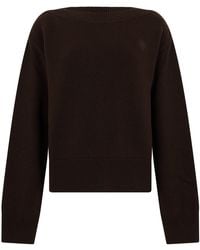 Gucci - Wool And Cashmere Sweater With Embroidered Logo - Lyst