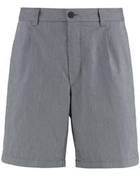 BOSS - Cotton Blend Bermuda Shorts - Lyst