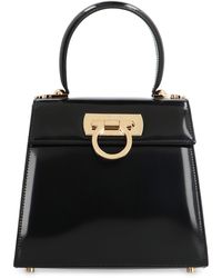 Ferragamo - Iconic Leather Handbag - Lyst