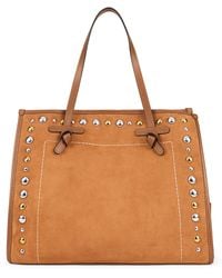 Gianni Chiarini - Marcella Leather Bag With Studs - Lyst