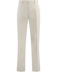 ZEGNA - Stretch Cotton Chino Trousers - Lyst