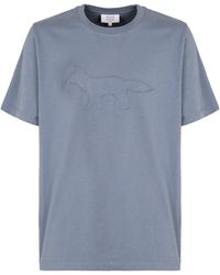 Maison Kitsuné - Cotton Crew-neck T-shirt - Lyst