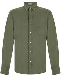 GANT - Long Sleeve Linen Shirt - Lyst