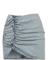 The Mannei - Wishaw Denim Mini Skirt - Lyst