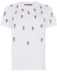 Max Mara - Pontile Cotton Crew-Neck T-Shirt - Lyst