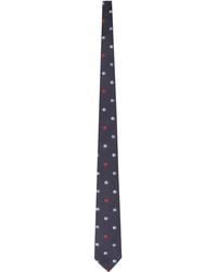 Etro - Cravatta in seta con logo all-over - Lyst