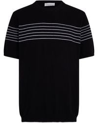 Roberto Collina - Wool Blend Sweater With Short Sleeves - Lyst