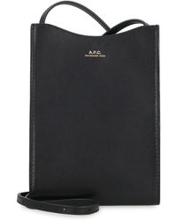 A.P.C. - Jamie Leather Crossbody Bag - Lyst