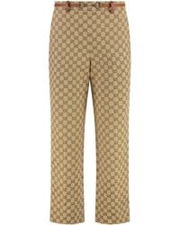 Gucci - Pantaloni Horsebit - Lyst