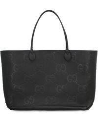Gucci - Jumbo GG Leather Shopping Bag - Lyst