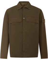 Stone Island - Overshirt With Buttons - Lyst