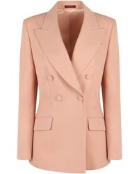 Gucci - Double-Breasted Wool Jacket - Lyst