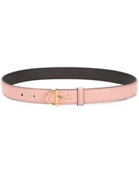 Gucci - Thin Solid Belt - Lyst