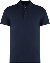 Tom Ford - Short Sleeve Cotton Polo Shirt - Lyst