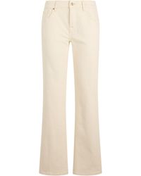 7 For All Mankind - High-Waisted Straight Jeans - Lyst