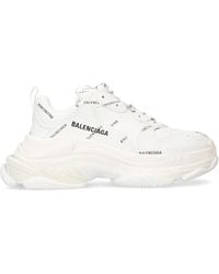 Sneaker Triple S bianca e rosa di Balenciaga in Rosa Lyst
