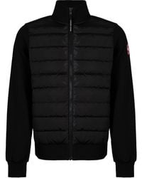 Canada Goose - Huron Hybridge Cardigan With Padded Front Panel - Lyst