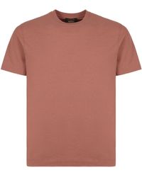 Slowear - Crew Neck Cotton T-Shirt - Lyst