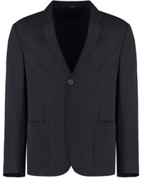Giorgio Armani - Single-Breasted Virgin Wool Jacket - Lyst