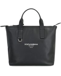 Dolce & Gabbana - Shopping bag piccola in pelle - Lyst